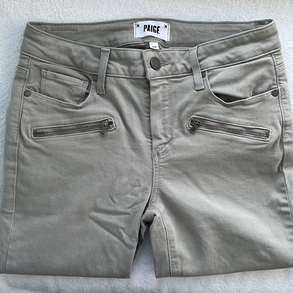 Paige Gray Denim Pants Size 28